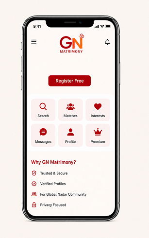 Global Nadar Matrimony Mobile App